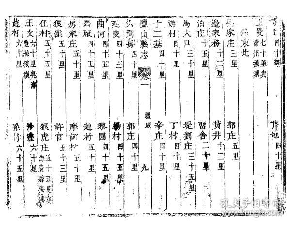 盐山县志[康熙](复印本)(刻本 清康熙间[1662-1722] 十二卷 (清)朱鸾