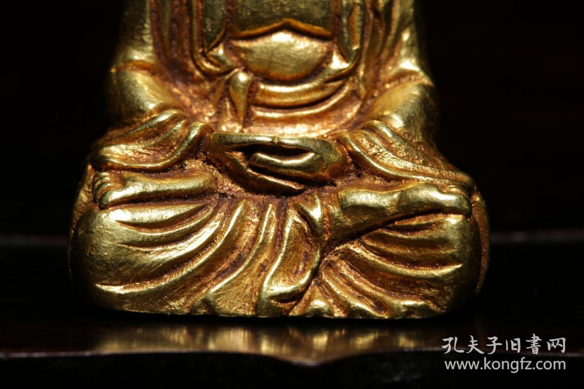 明代,纯金释迦牟尼佛坐像