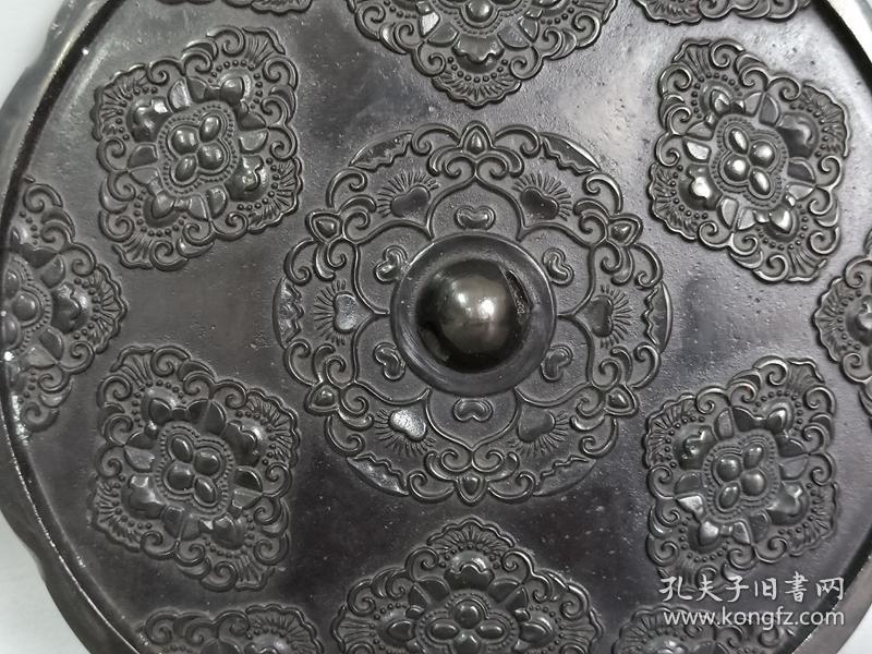 乡下收的战汉黑漆古铜镜