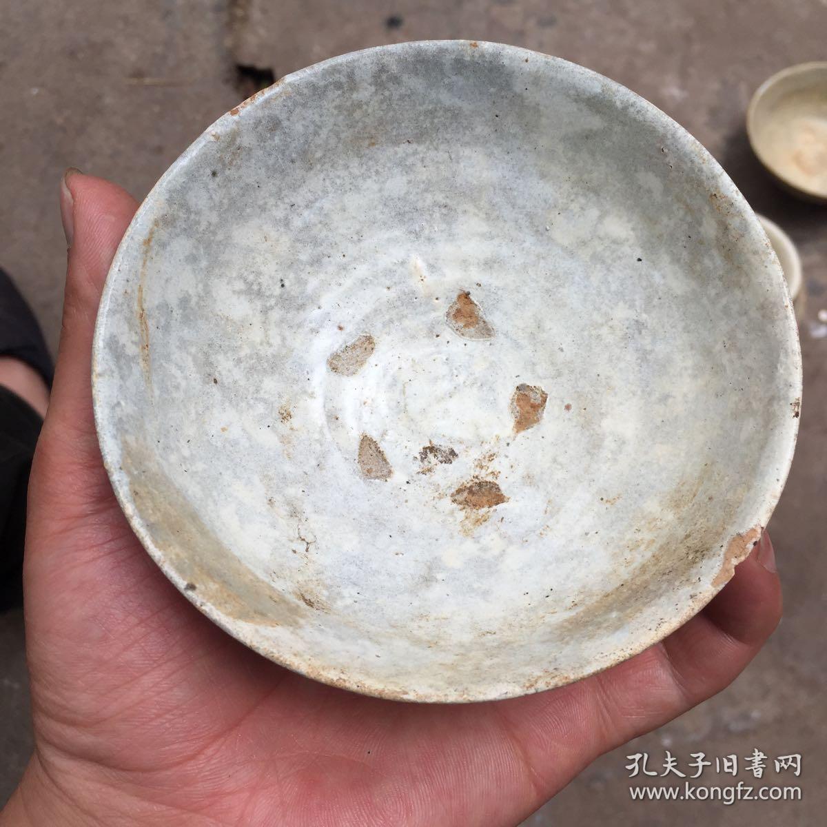 元代白釉小碗