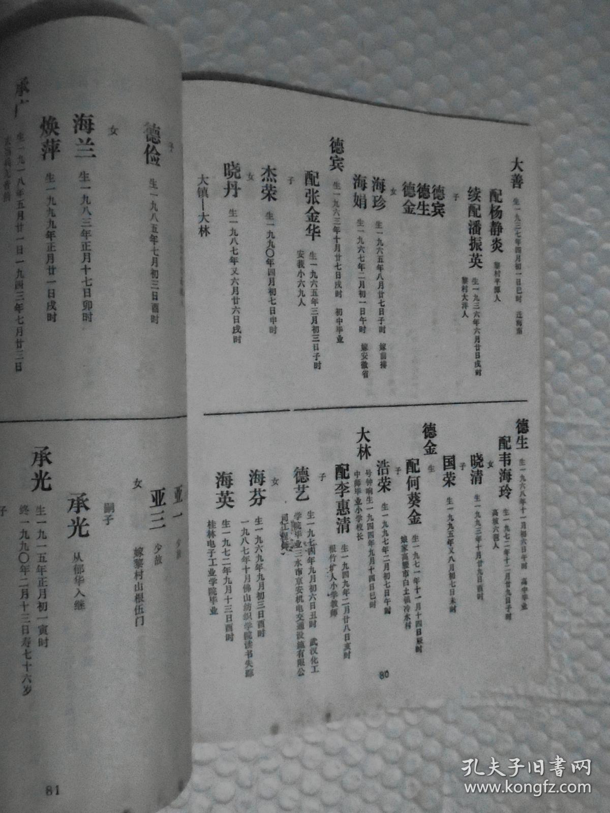 颍川 钟氏族谱