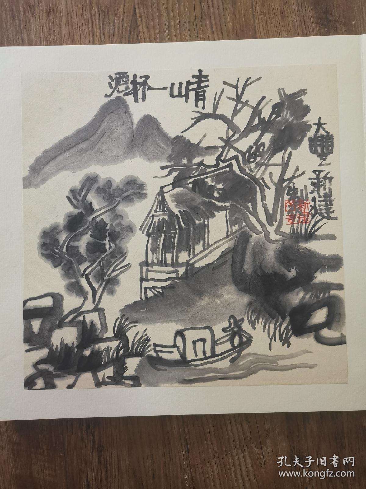 朱新建山水册页