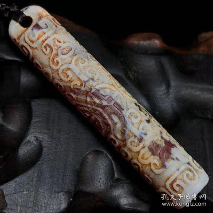 传家宝清朝大官老玛瑙翎管,结缘遇有缘人尺寸:69*13mm