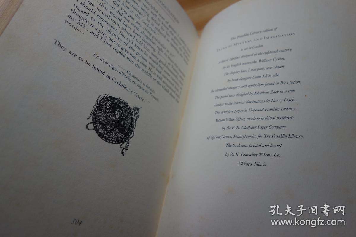 talesofmysteryandimagination爱伦坡小说集franklinlibrary