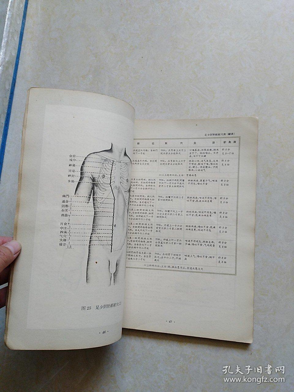 《针灸腧穴图谱》1965年一版一印 请看详细描述