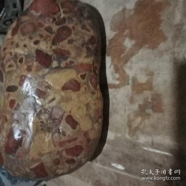 黄河奇石,金钱福贵.