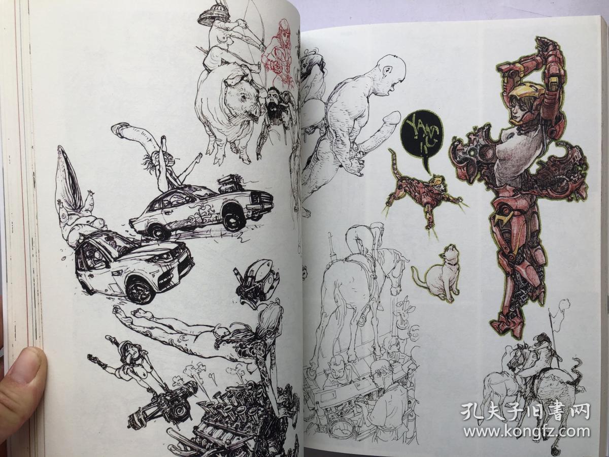 金政基速写手稿杰作集2017b卷 2016升级版作品集线稿画集 赠海报 绝版