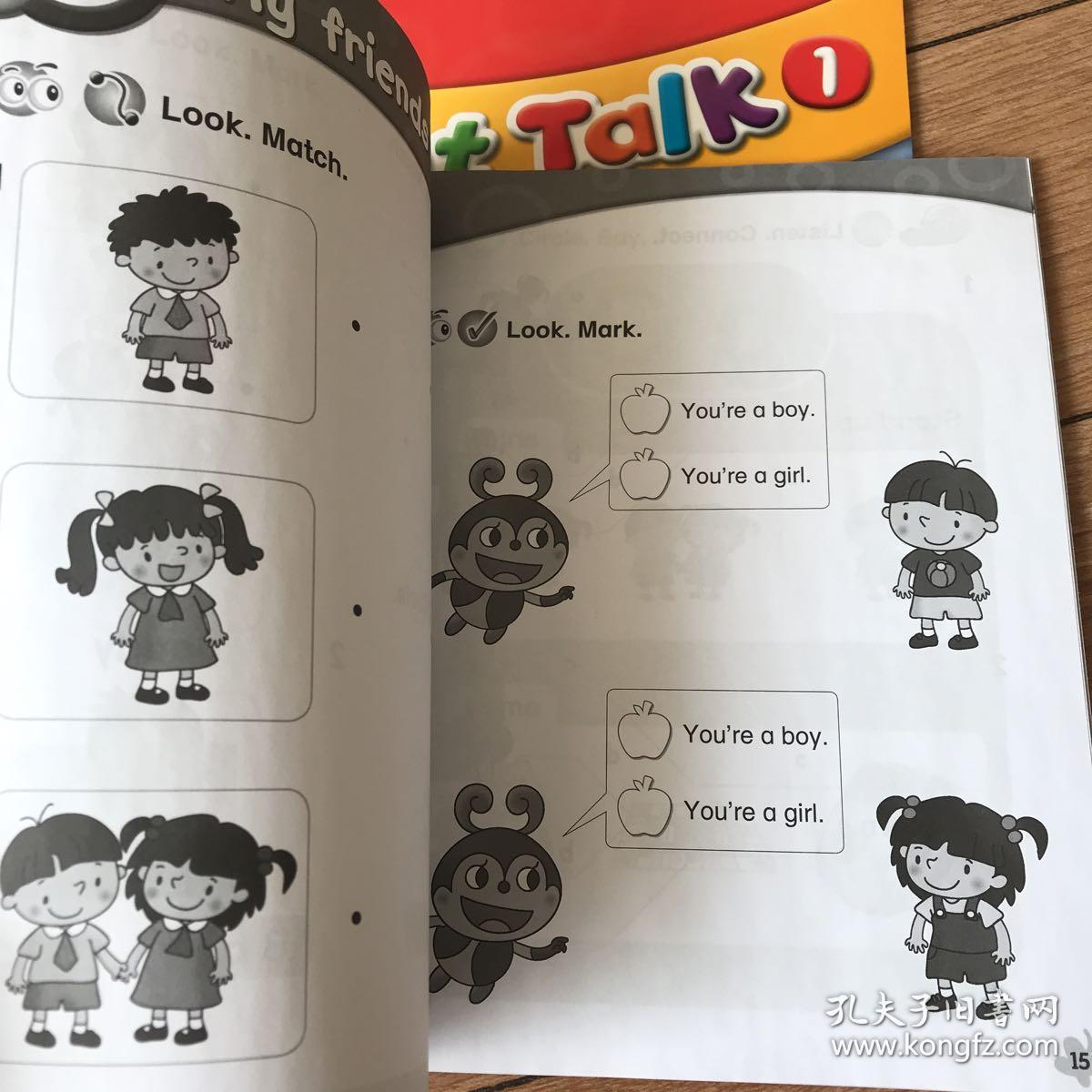 tot talk 1级学生套装 全新原装进口朗文培生3-12岁英语教材