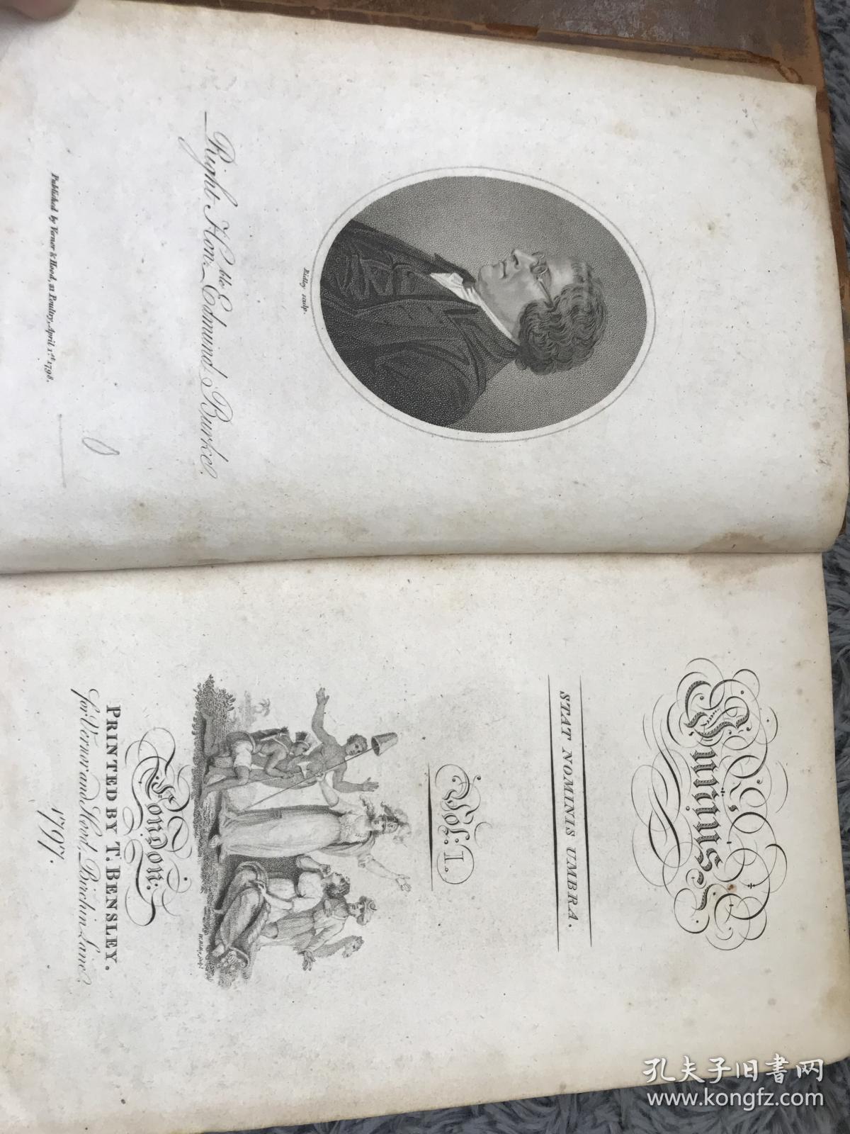 1801年 junius 《朱尼厄斯》 2本全 含21副插图 另文中有很多小铜板