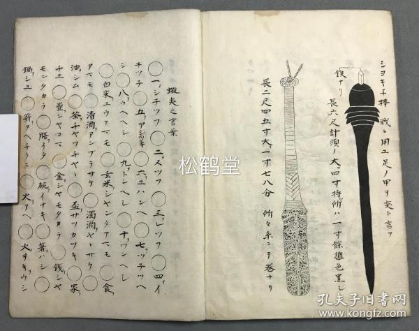 伊月图书馆旧藏,内记朝鲜,琉球,虾夷,无人岛等四地的地理区划,文字