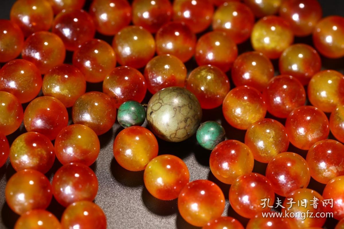玛瑙朝珠108颗