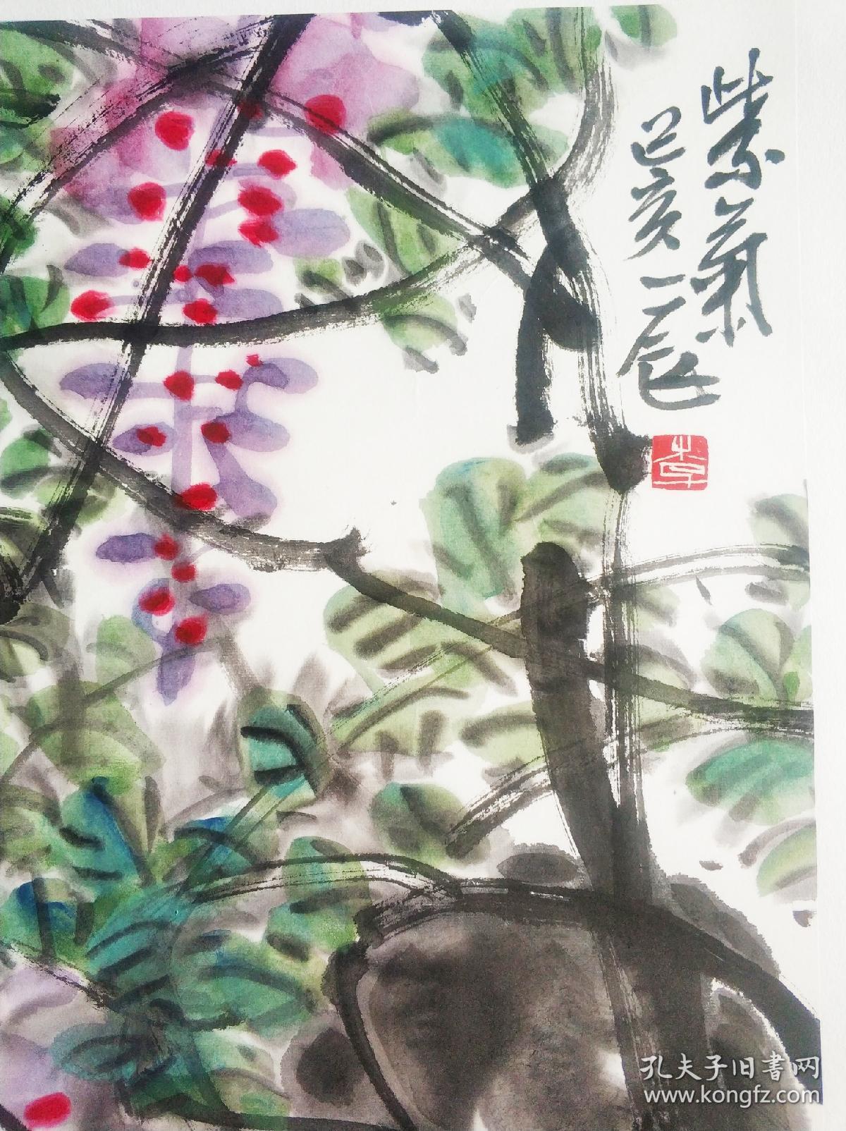 江苏知名花鸟画家李一辰展览精品,有合影