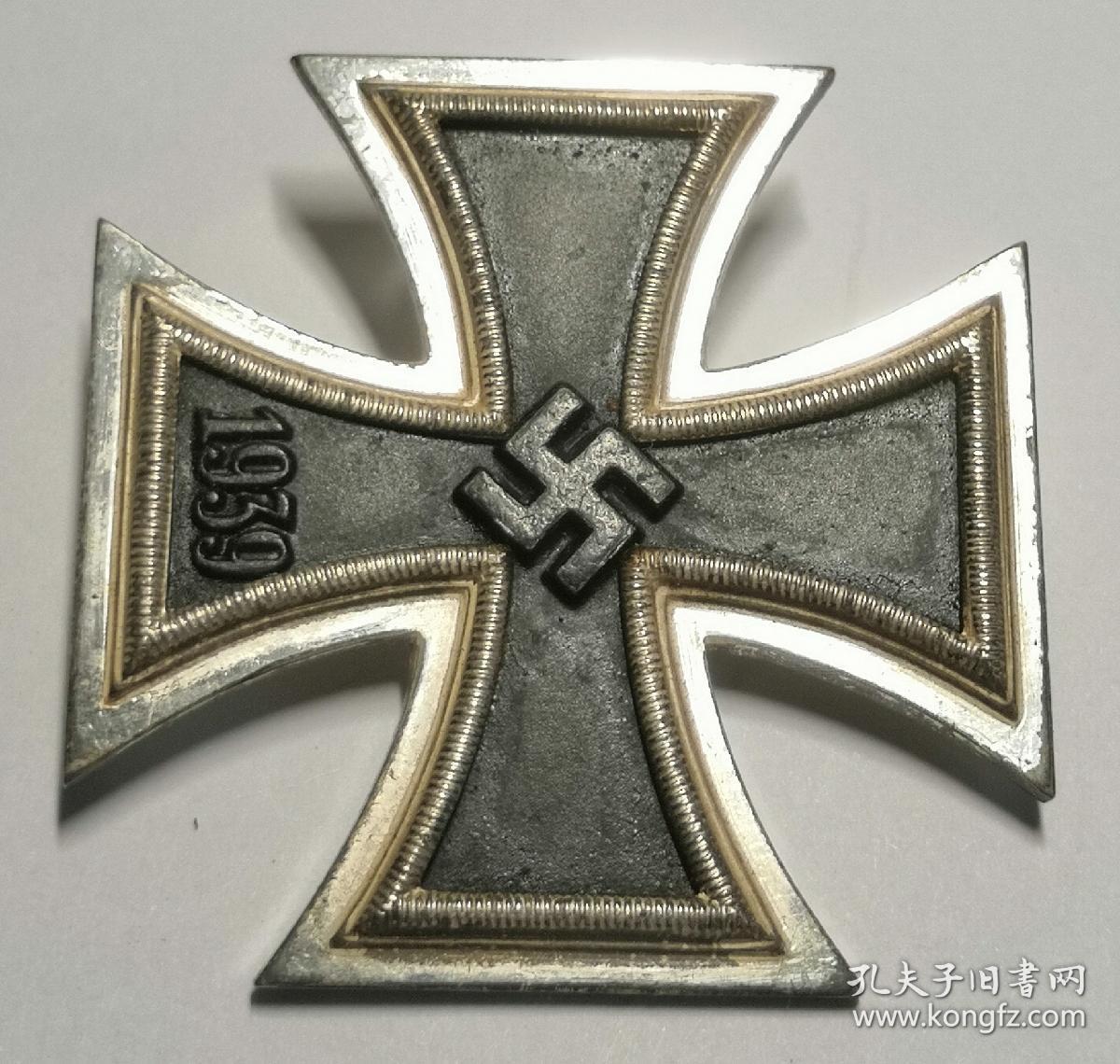 保真二战原品德国一级铁十字勋章带原盒
