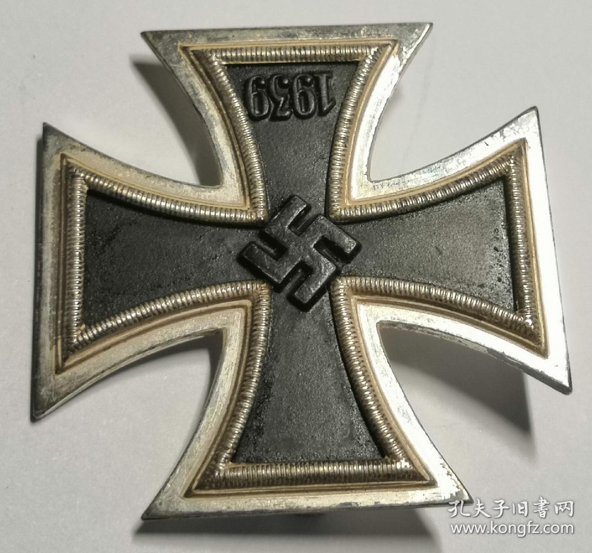 保真二战原品德国一级铁十字勋章带原盒