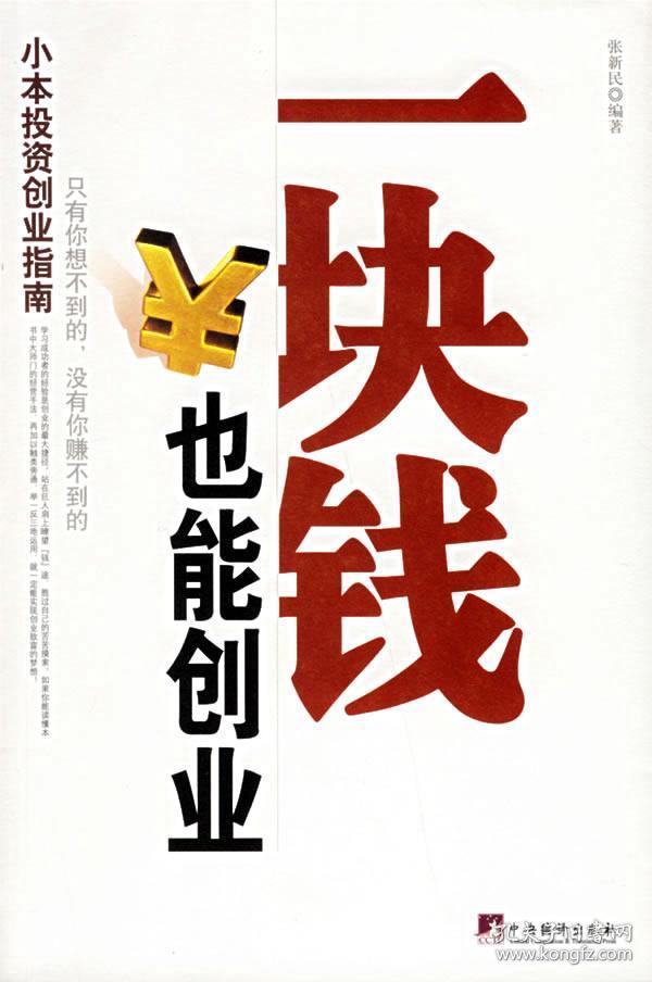 一块钱也能创业：小本投资创业指南.