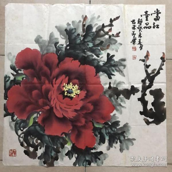 李清华牡丹,68×68