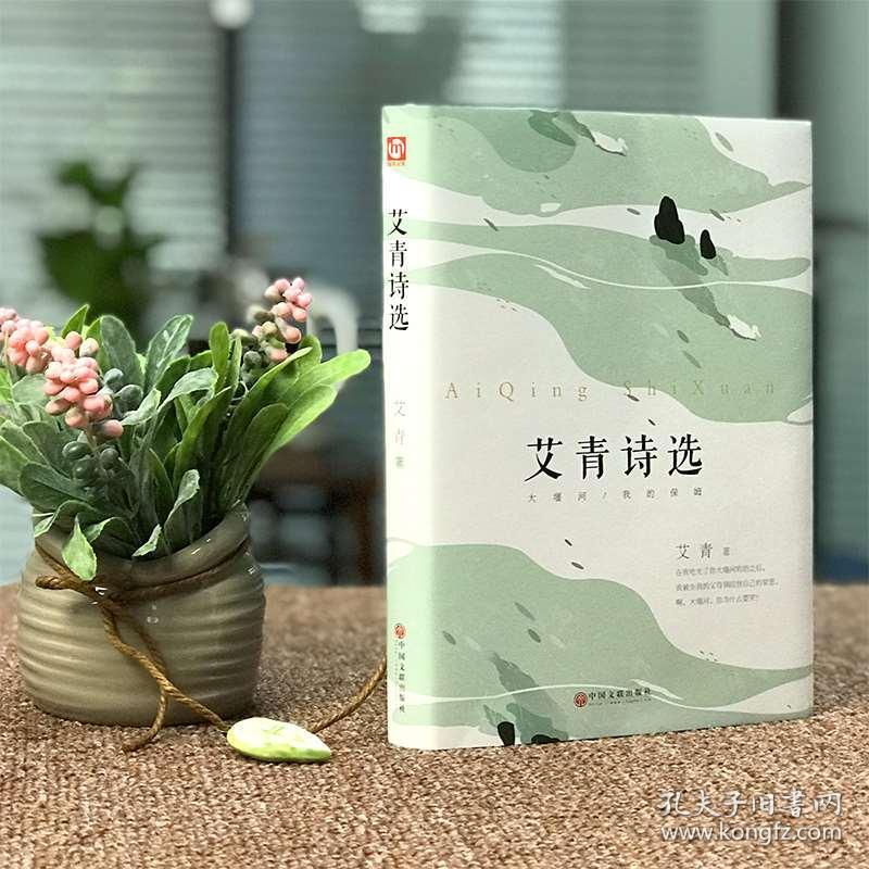 艾青诗选初中生必读版 人教版艾青诗集 艾青诗选 书正版初中版 九年级
