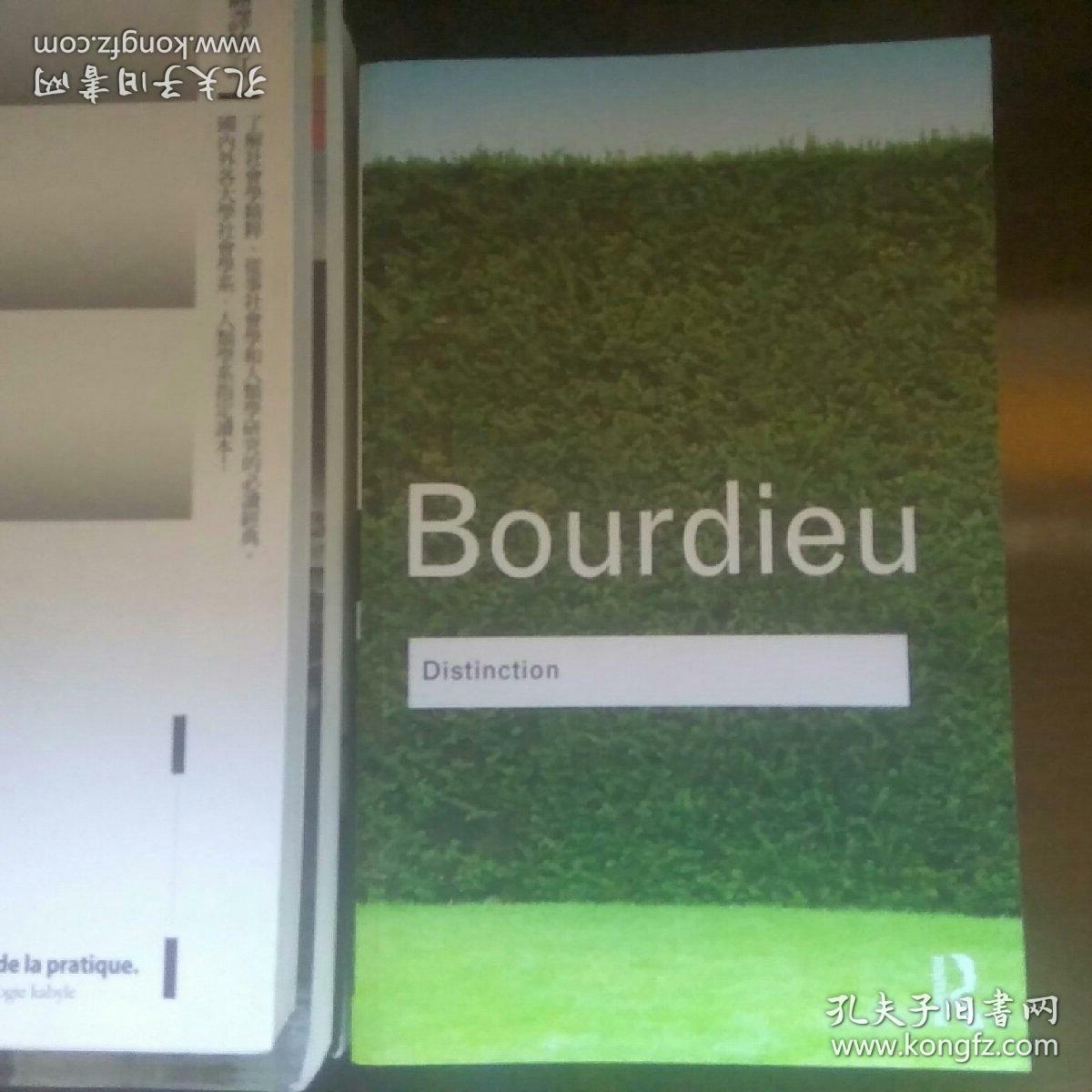 distinction pierre bourdieu 区分/区隔 布赫迪厄/布迪厄