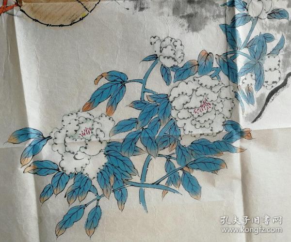 著名书画家蒋兆和入室弟子白伯骅精品工笔人物画皮纸