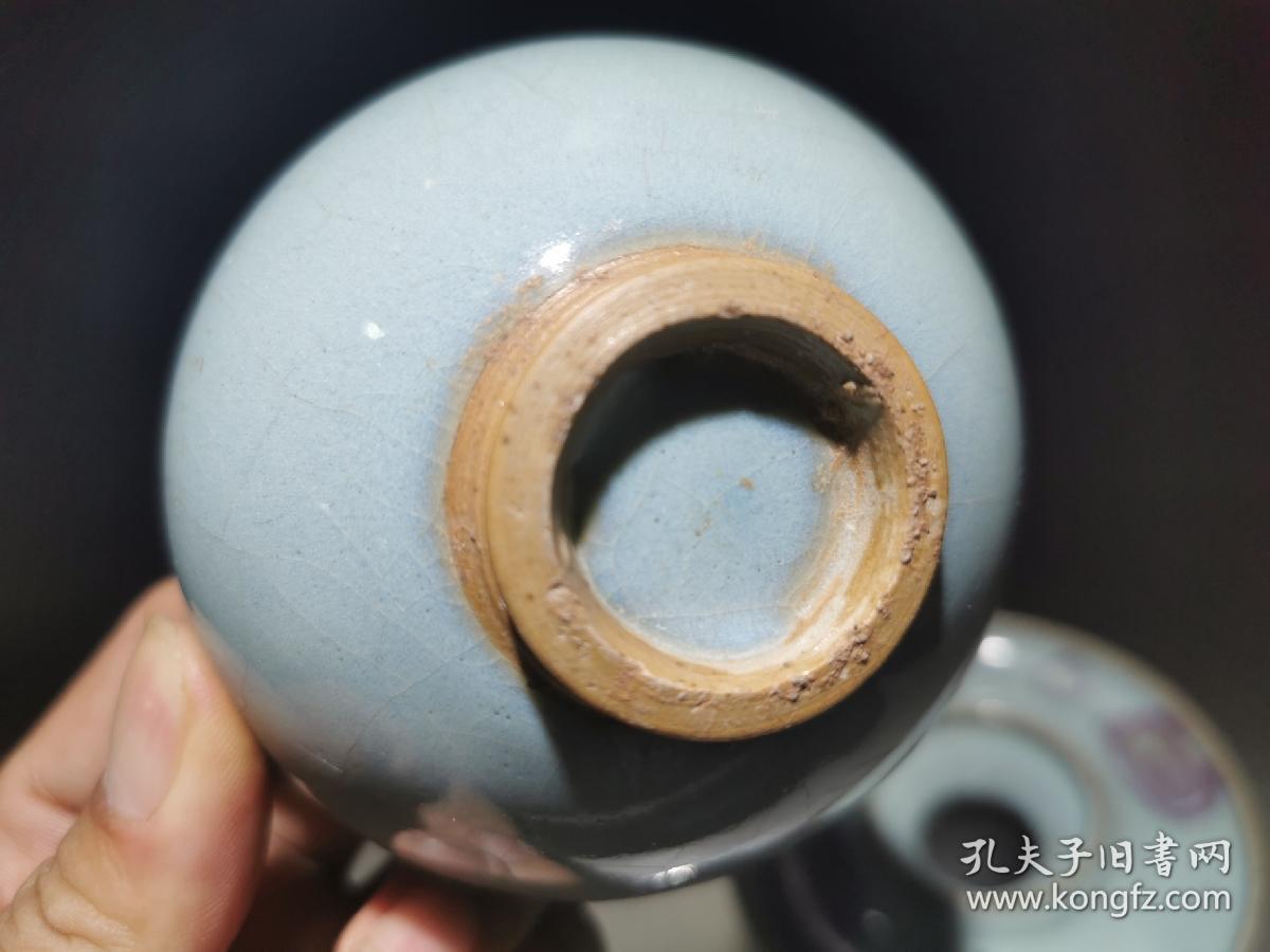 宋代钧窑茶盏一套