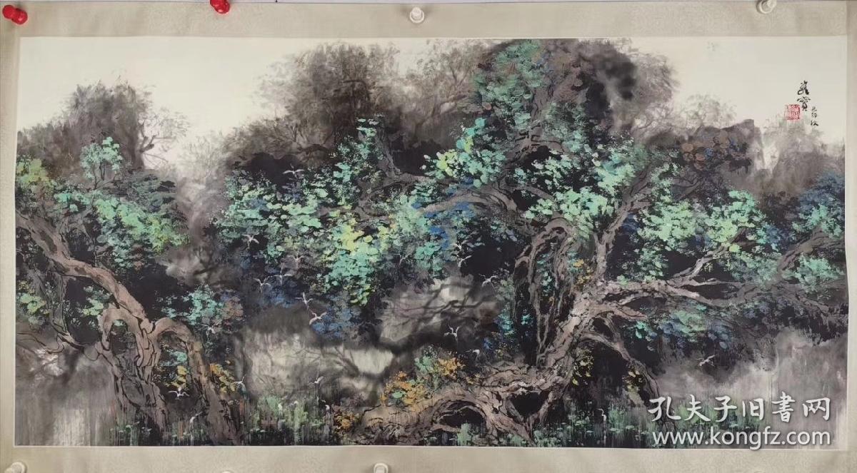 构愣鹤ㄒ画家图片岭南画派传人国画作品广州画院画家名单