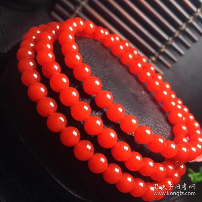纯天然顶级正品南红玛瑙手串,纯天然原矿凉山樱桃红玛瑙手串,108颗