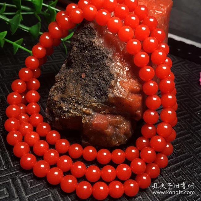 纯天然顶级正品南红玛瑙手串,纯天然原矿凉山樱桃红玛瑙手串,108颗