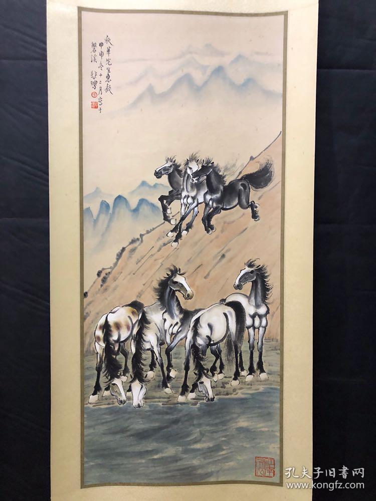 徐悲鸿八骏图