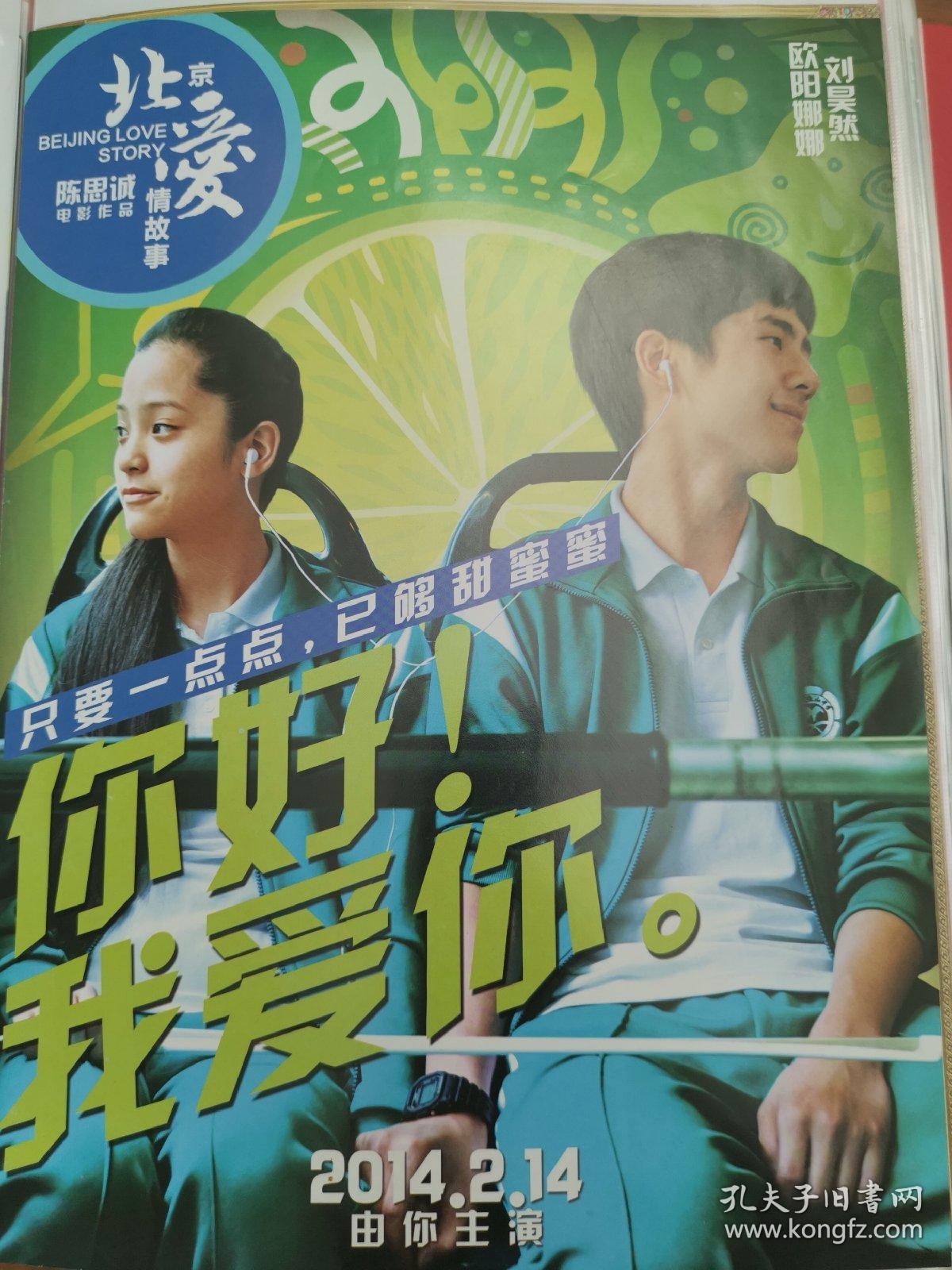 电影《北京爱情故事》海报,陈思诚导演,佟丽娅,陈思诚