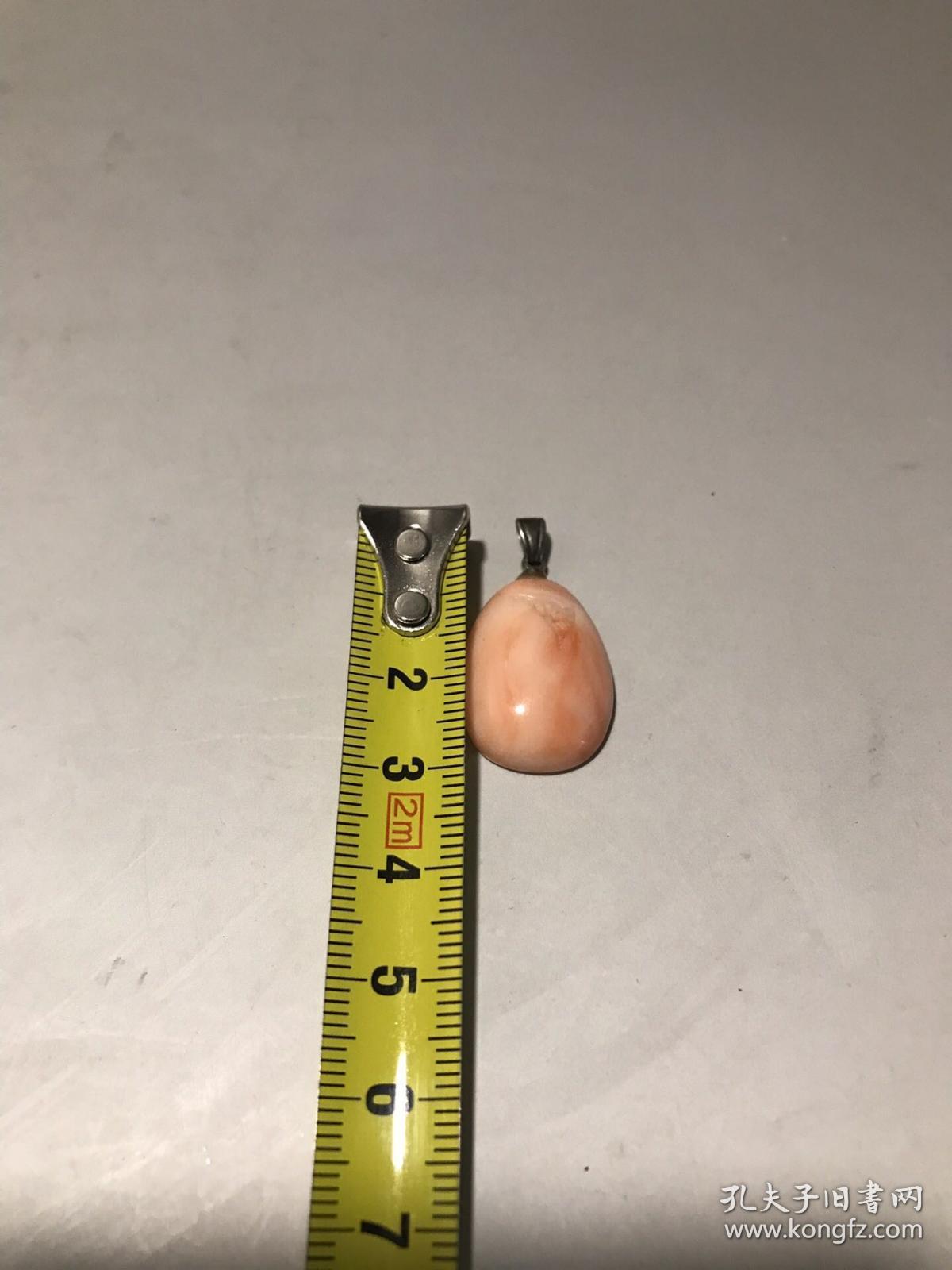 珊瑚吊坠 , 非染色,天然料子,配绳自戴随手礼佳品,长3厘米