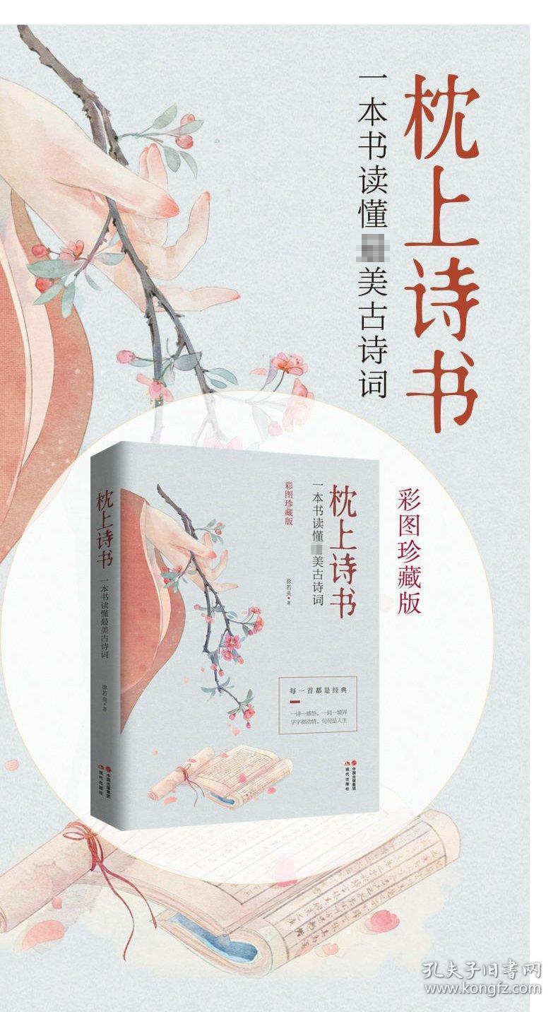 枕上诗书 一本书读懂最美古诗词 彩图珍藏版古典诗词精选37篇一诗一
