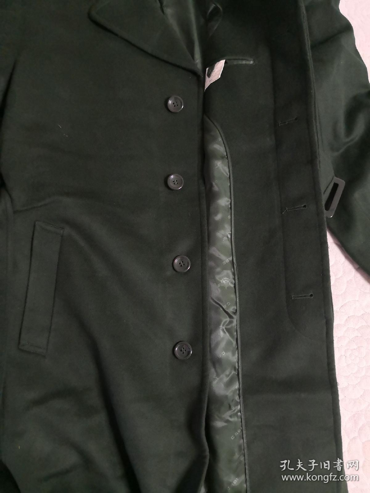 07武警军官常服羊绒大衣