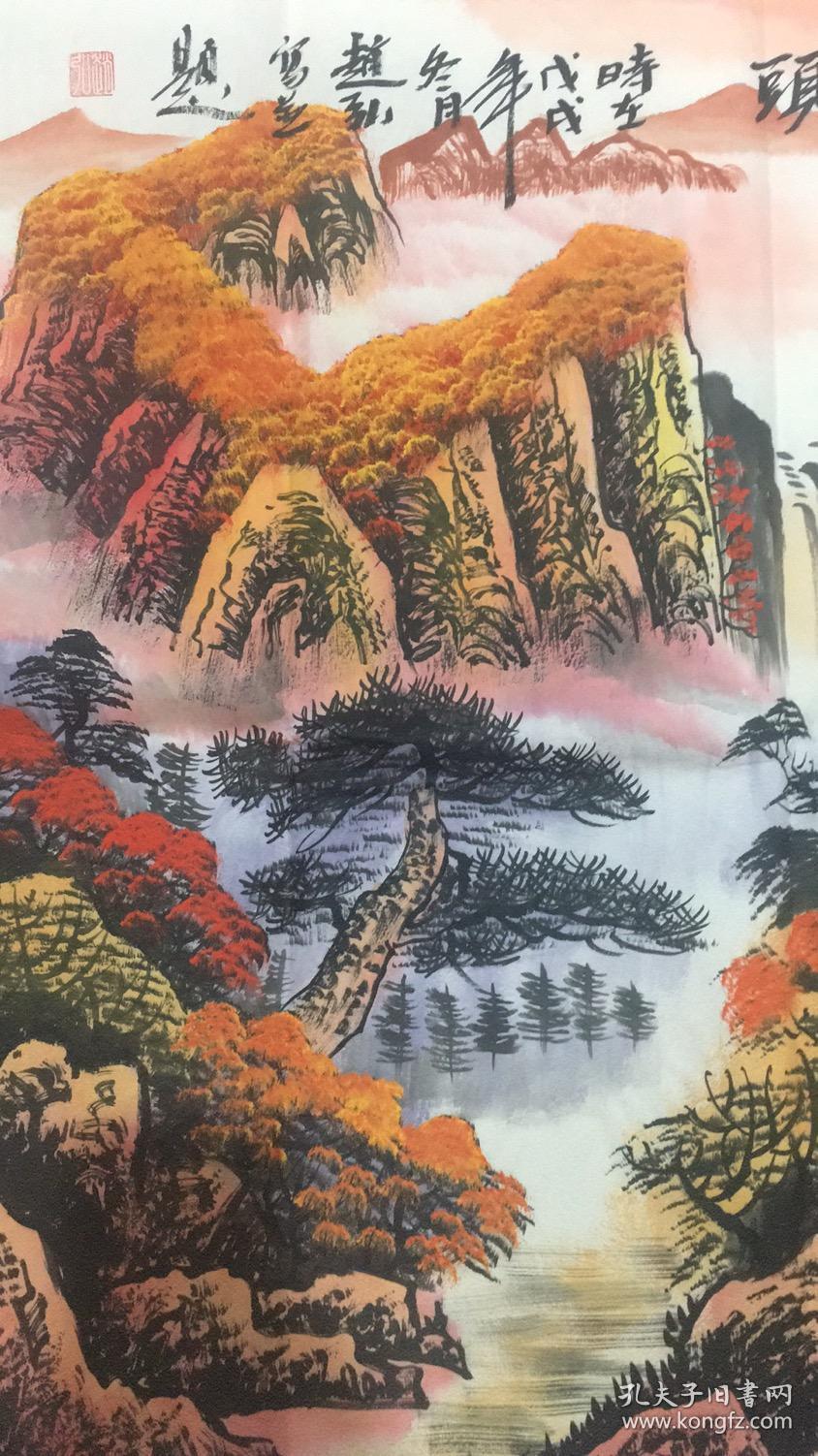 山水画灵动清秀给欣赏者以美感每一件作品都渗透画家赵弘山水画价格