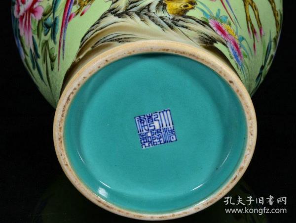 特价秒杀5680元★精品瓷器■【★★清雍正年粉彩杏林春燕纹玉壶春