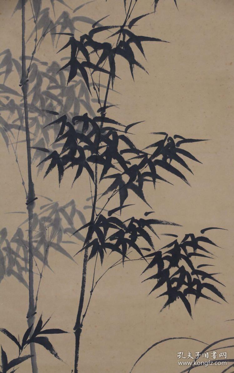 郑板桥兰草竹子图