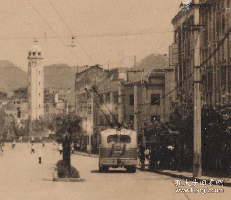 五十年代,重庆邹容路解放碑街道老照片