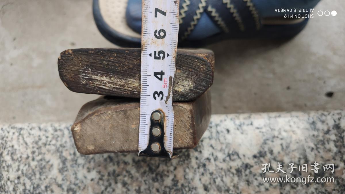 生活类月饼模子2个合售木质古代人物和寿字25厘米8厘米2厘米