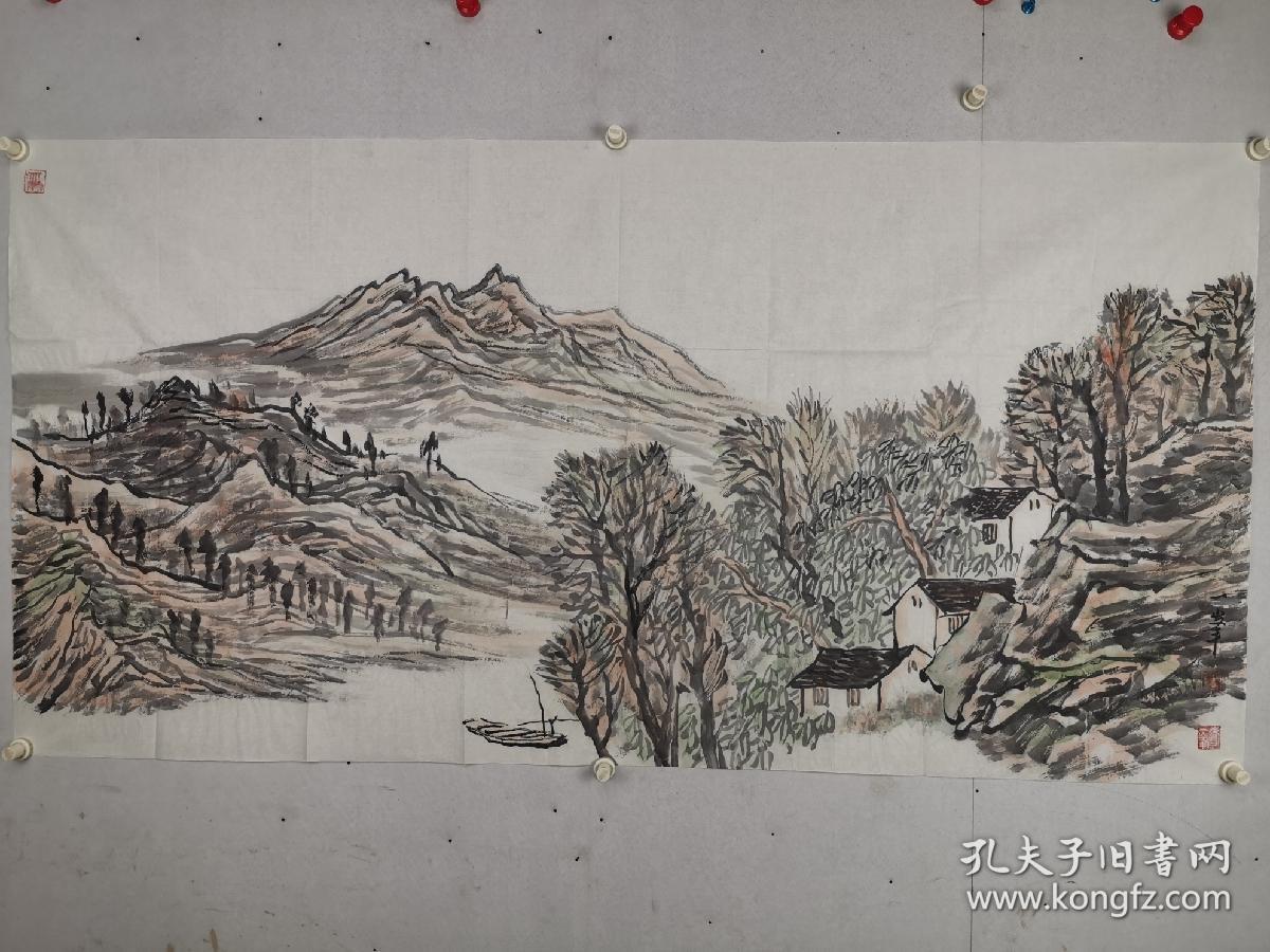 长期从事山水画创作,一直师从著名山水画家张复兴先生.