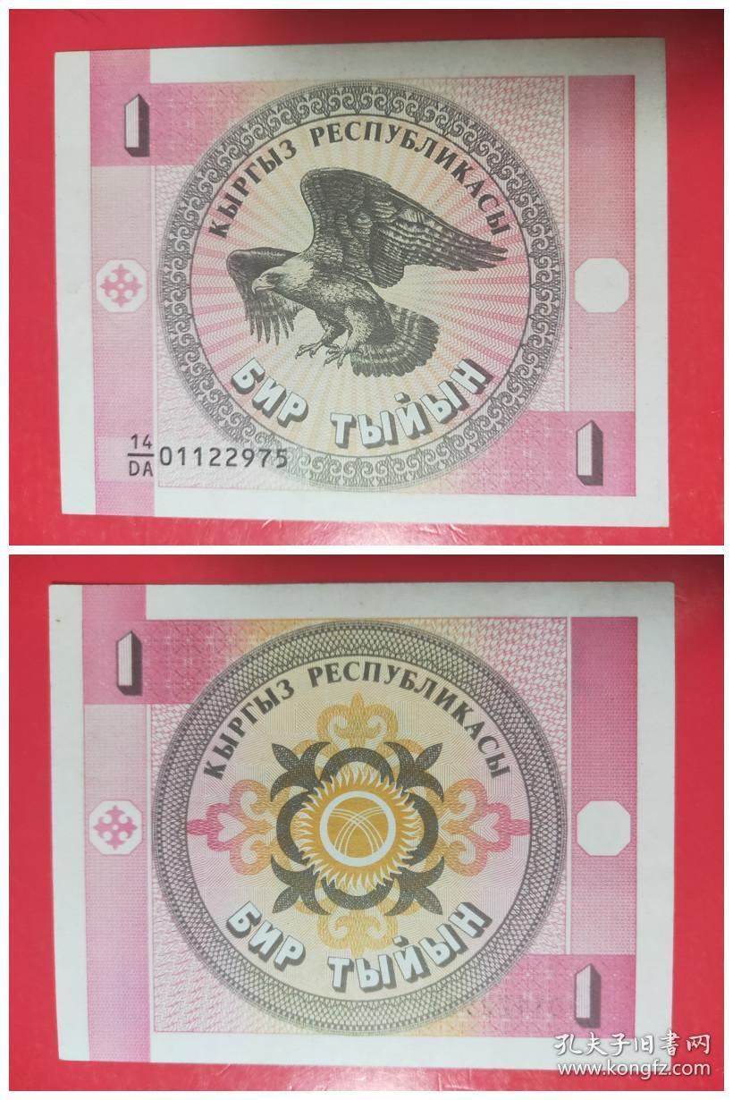 外国钱币:吉尔吉斯斯坦共和国1索姆纸币