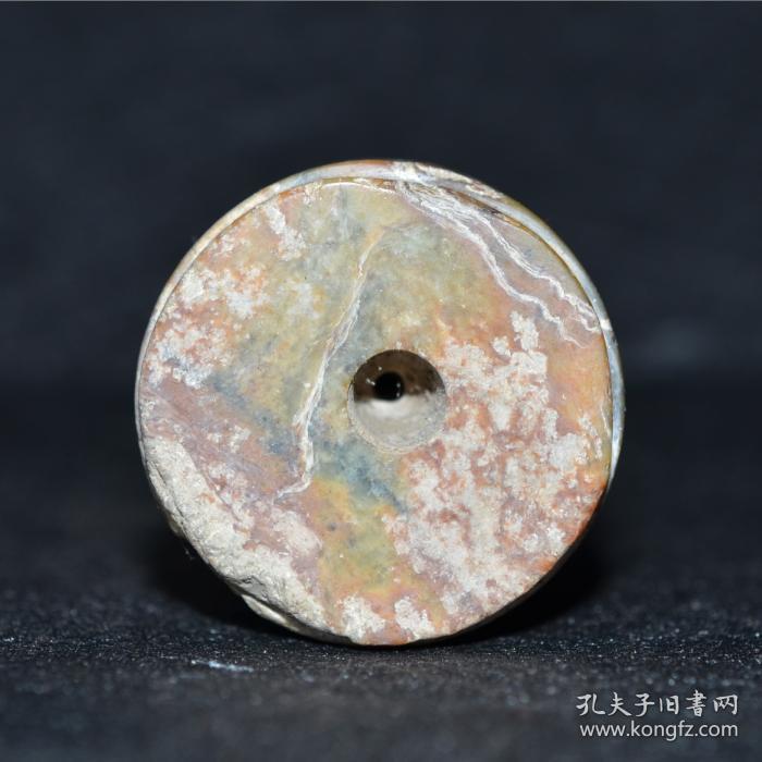 高古良渚文化玉琮摆件 古董古玉老玉收藏