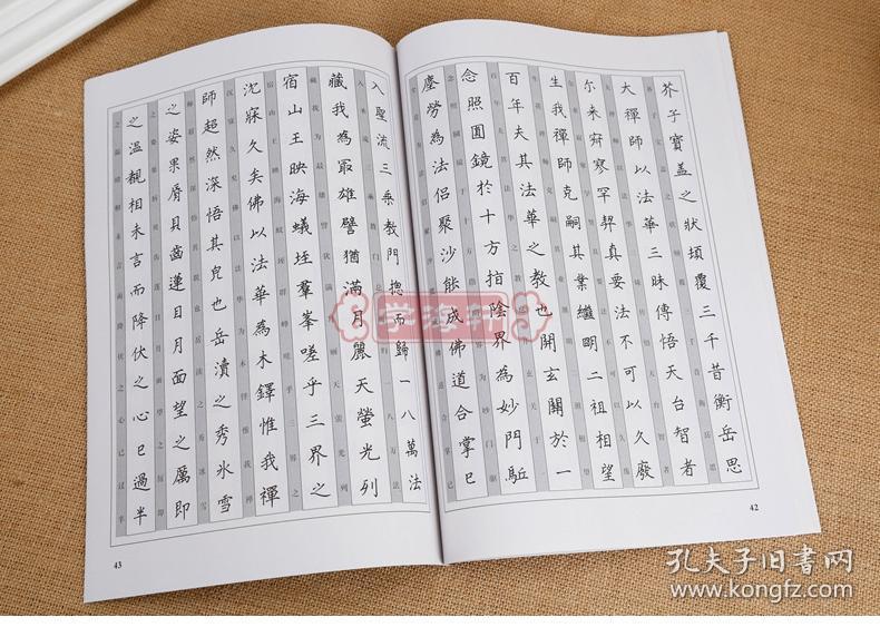 多宝塔碑 跟名帖练钢笔书法 唐 颜真卿 楷书硬笔字帖