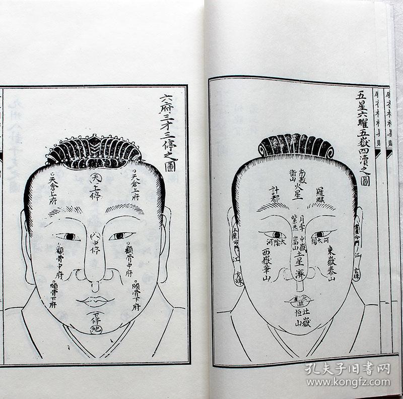 子部珍本备要第181种:新刻麻衣相神异赋 骨相面相痣相相术相人面