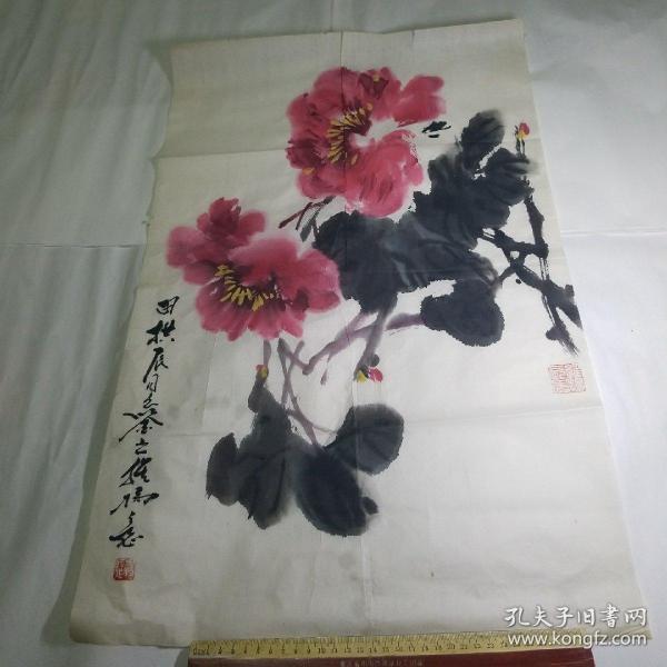 陕西著名牡丹画作画家关维扬作品