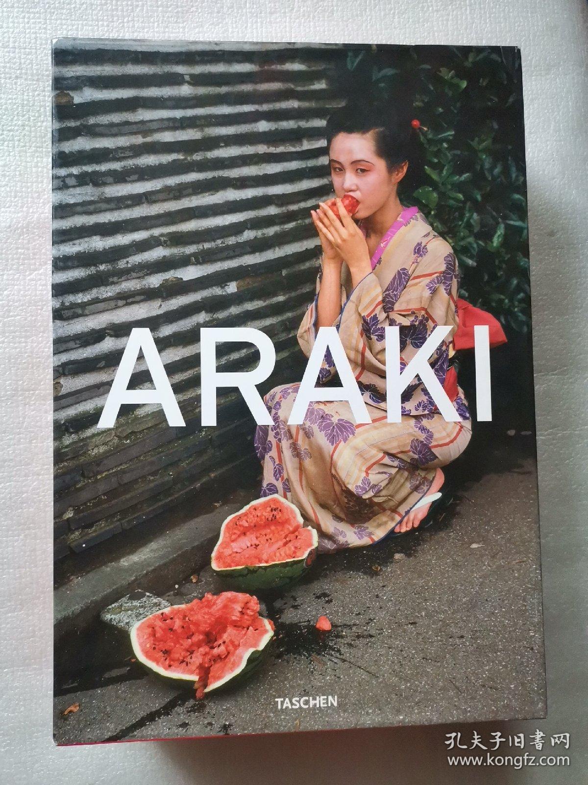 荒木经惟摄影集araki精装厚重带书盒