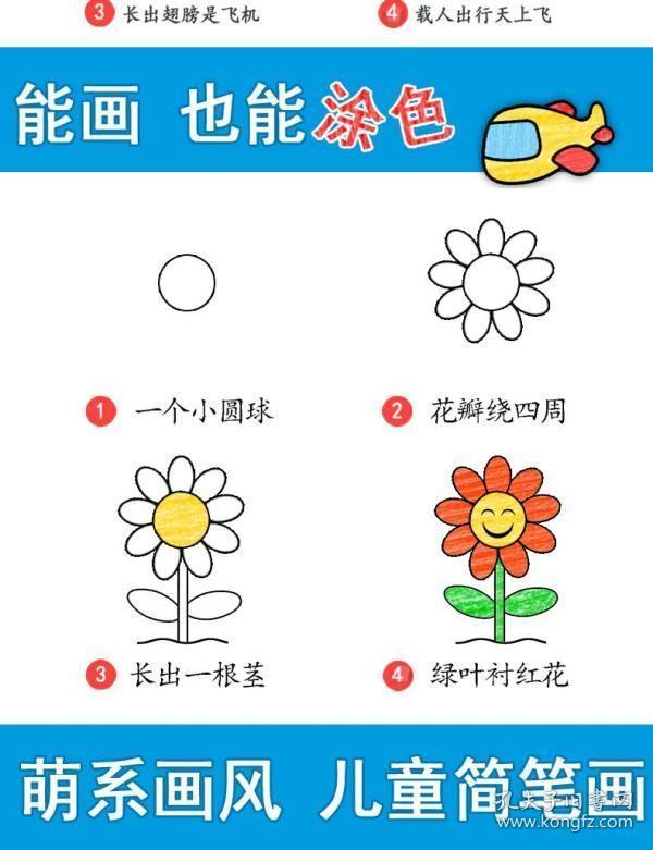 2册3-6-9岁儿童画画书儿童易学实用儿歌学画丛书 趣味