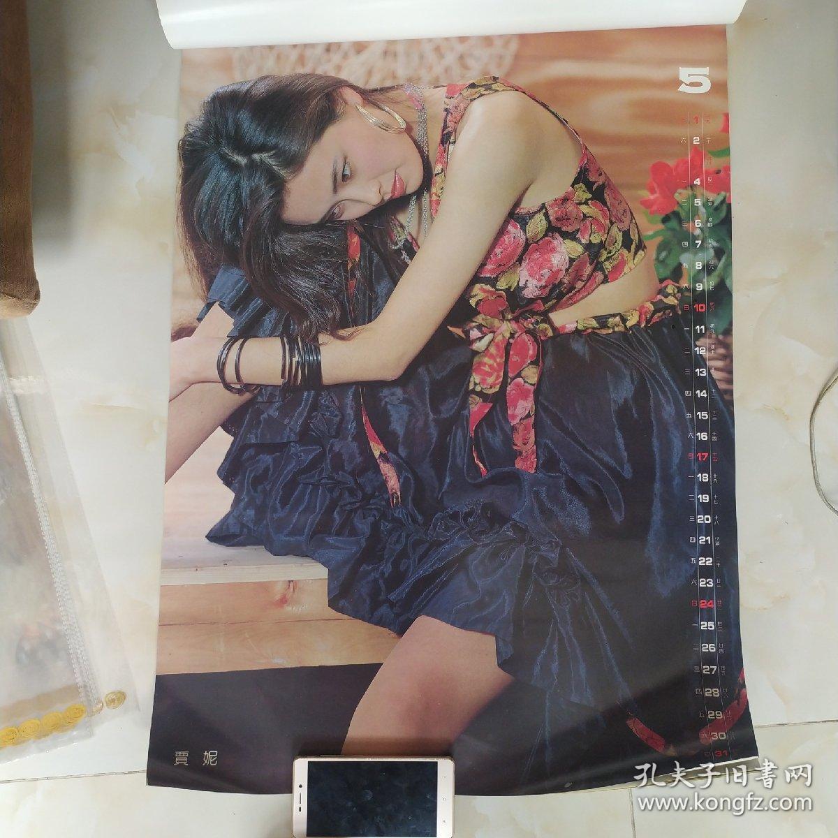 美女挂历91992美女明星挂历韩萍陶青陈虹盖丽丽李琳贾妮高宝宝刘爽