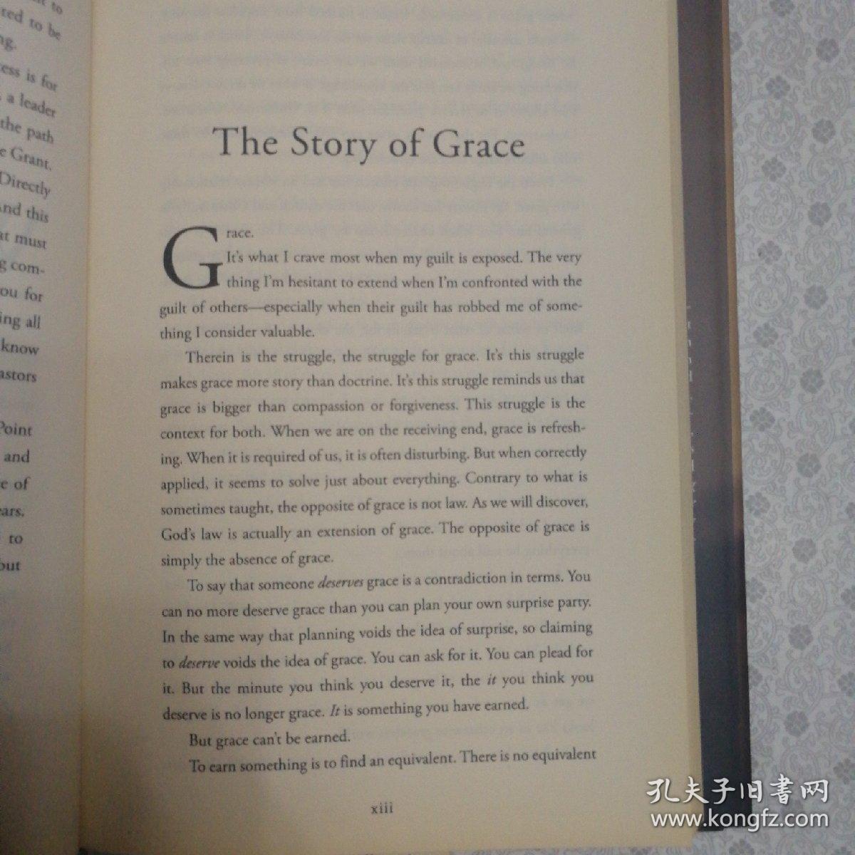 the grace of god andy stanley 英语原版精装