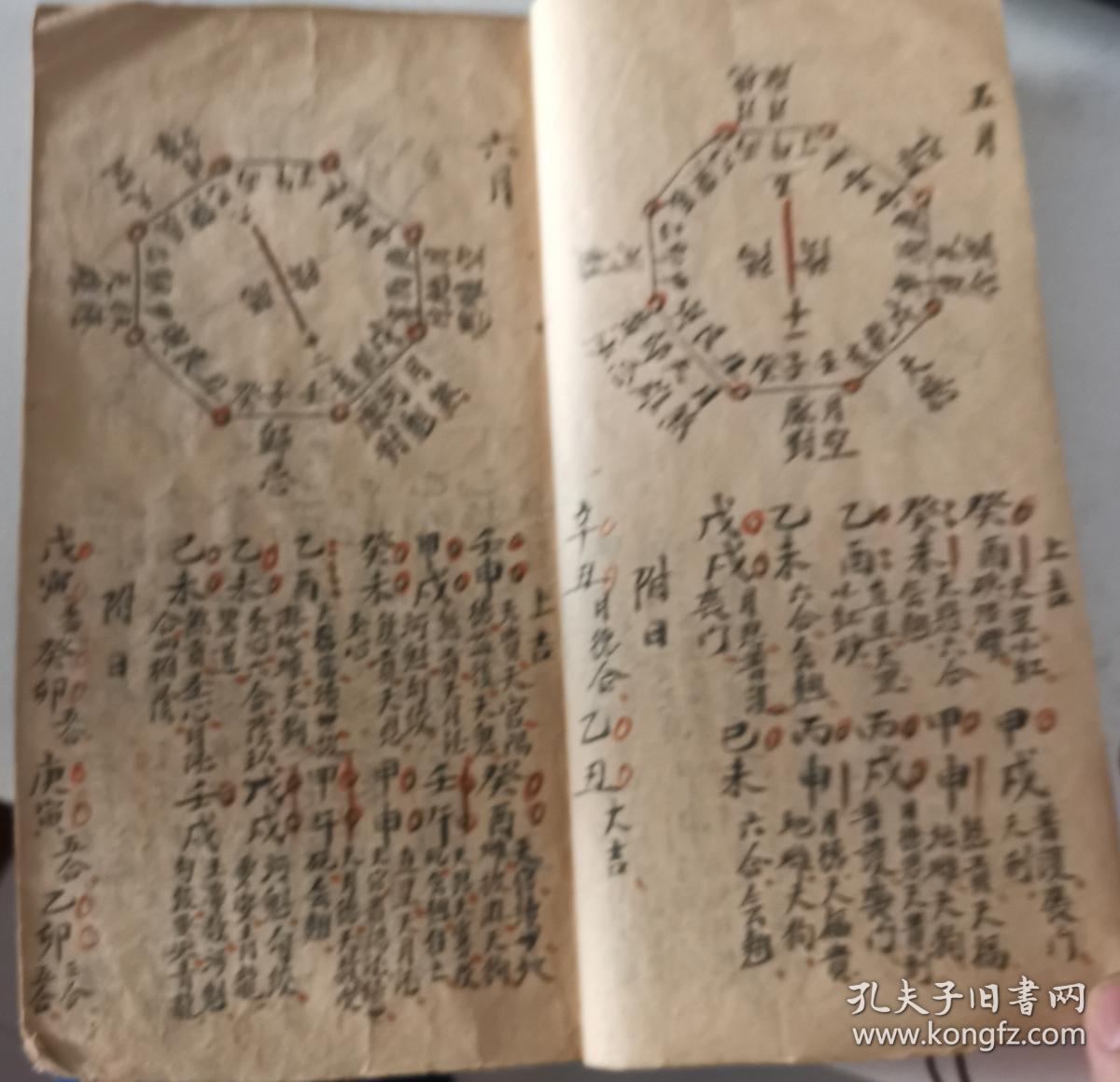 杨公地理嫁娶择日秘籍,选择婚元嫁娶,护身符式,大月白虎嫁娶周堂图,四