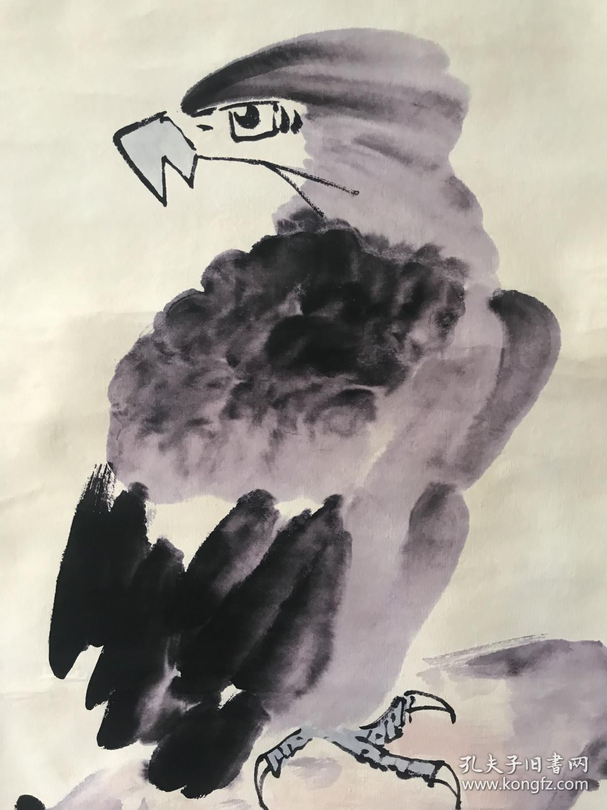 李苦禅画鸟