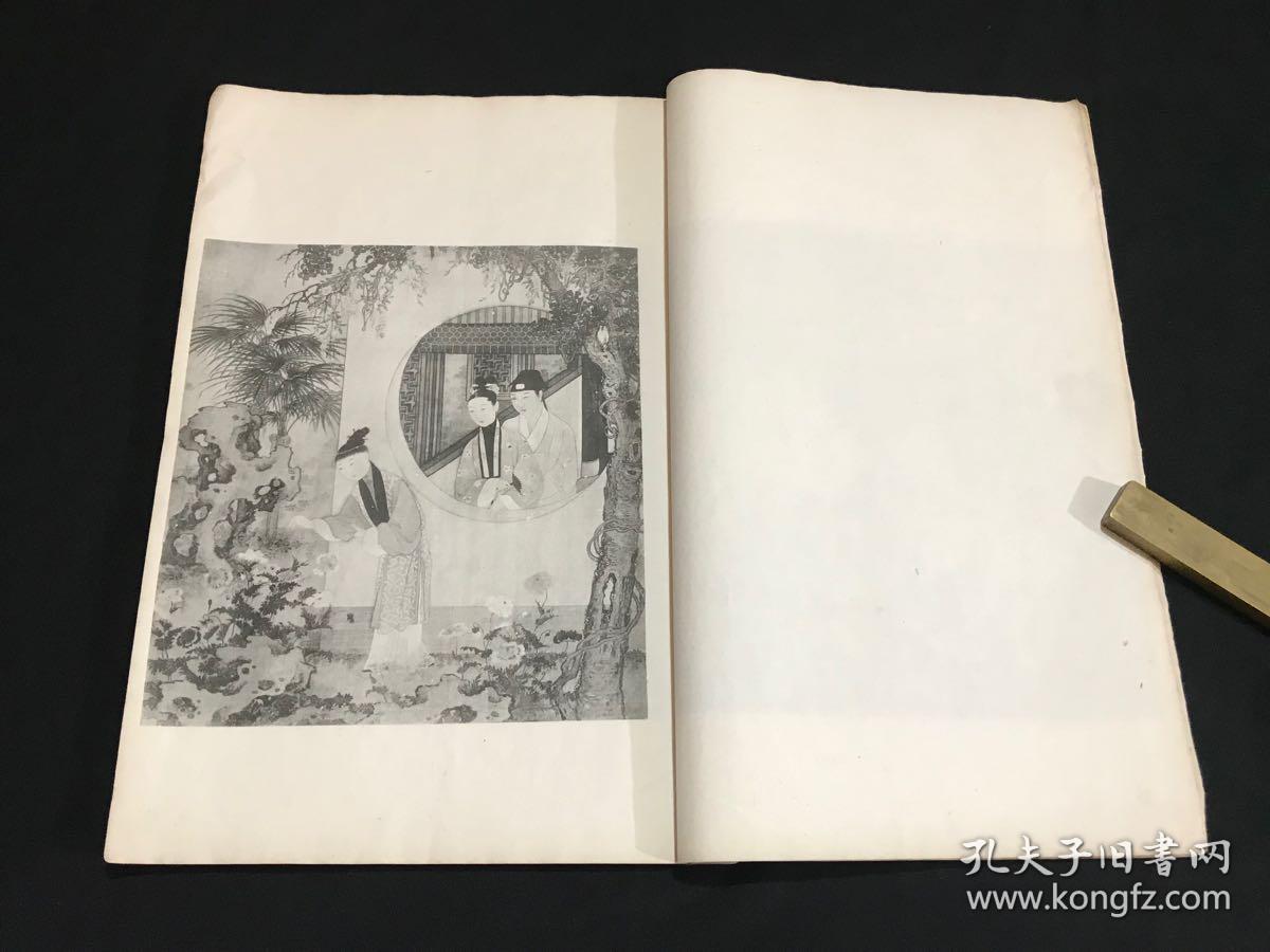 民国珂罗版画册清宫内府收藏珍品燕寝怡情图二十四幅图完整前有乾隆